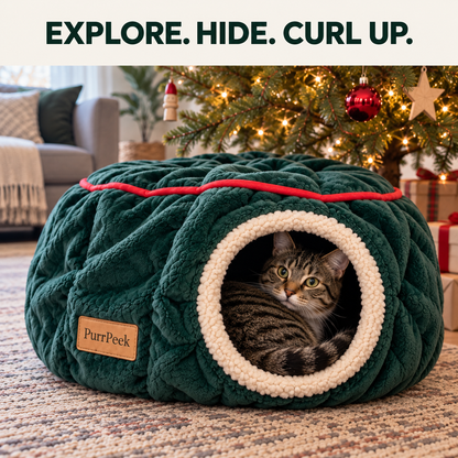 PurrPeek Christmas CozyLoop™